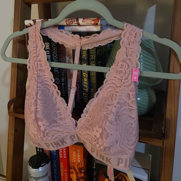 NWT VS pink lace bralette lacy bra lingerie victoria’s secret new medium - Picture 2 of 4